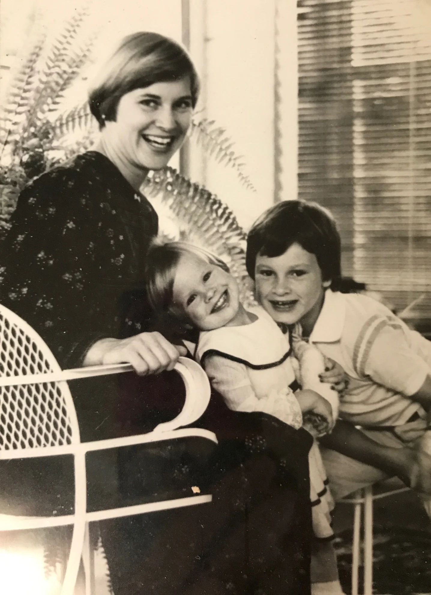 My mother, Susan, with me and my brother Patrick