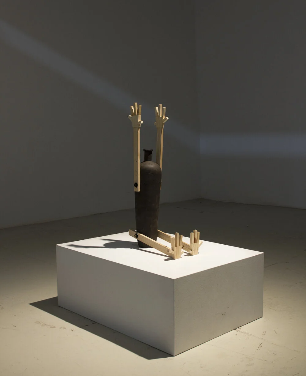 Ceramic, wood, metal 2019 - Height 29”