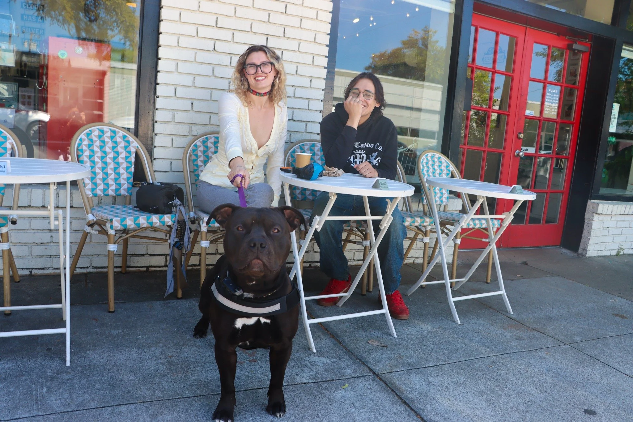 Smiles, sips, and a pup who clearly knows where the good coffee is 🐾☕

We miss our Henny Penny faves Isabelle and her dog Prince. We hope you&rsquo;re doing well!

Swing by Henny Penny Cafe for your favorite brew, fresh-baked pastries, and a cozy vi