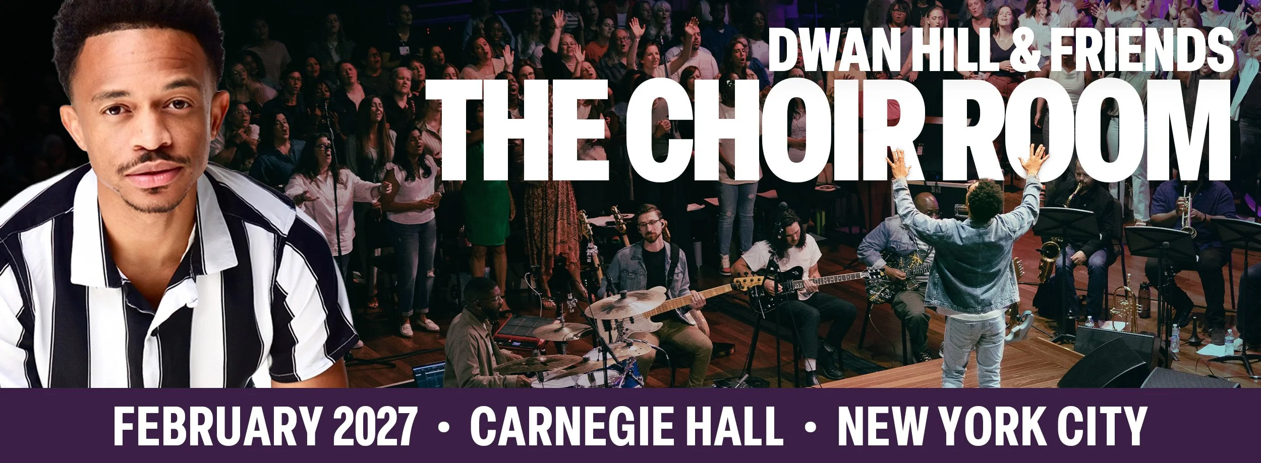 Dwan Hill and The Choir Room at Carnegie Hall in New York City