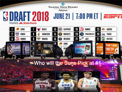 Sun's NBA Draft Viewing Party Today at 3:30pm! 