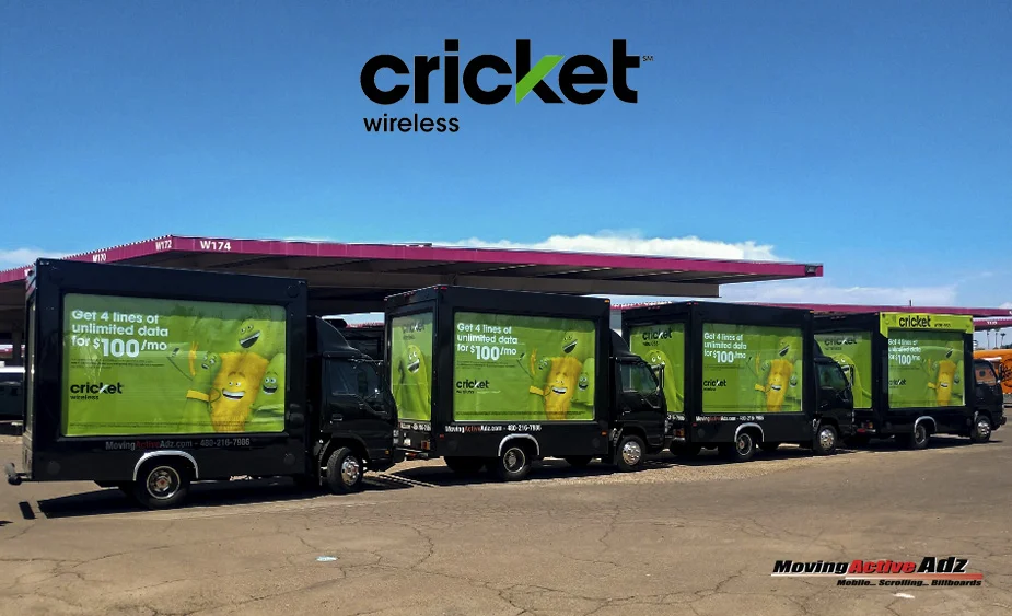 Covering Arizona with Four Mobile Billboard Trucks
