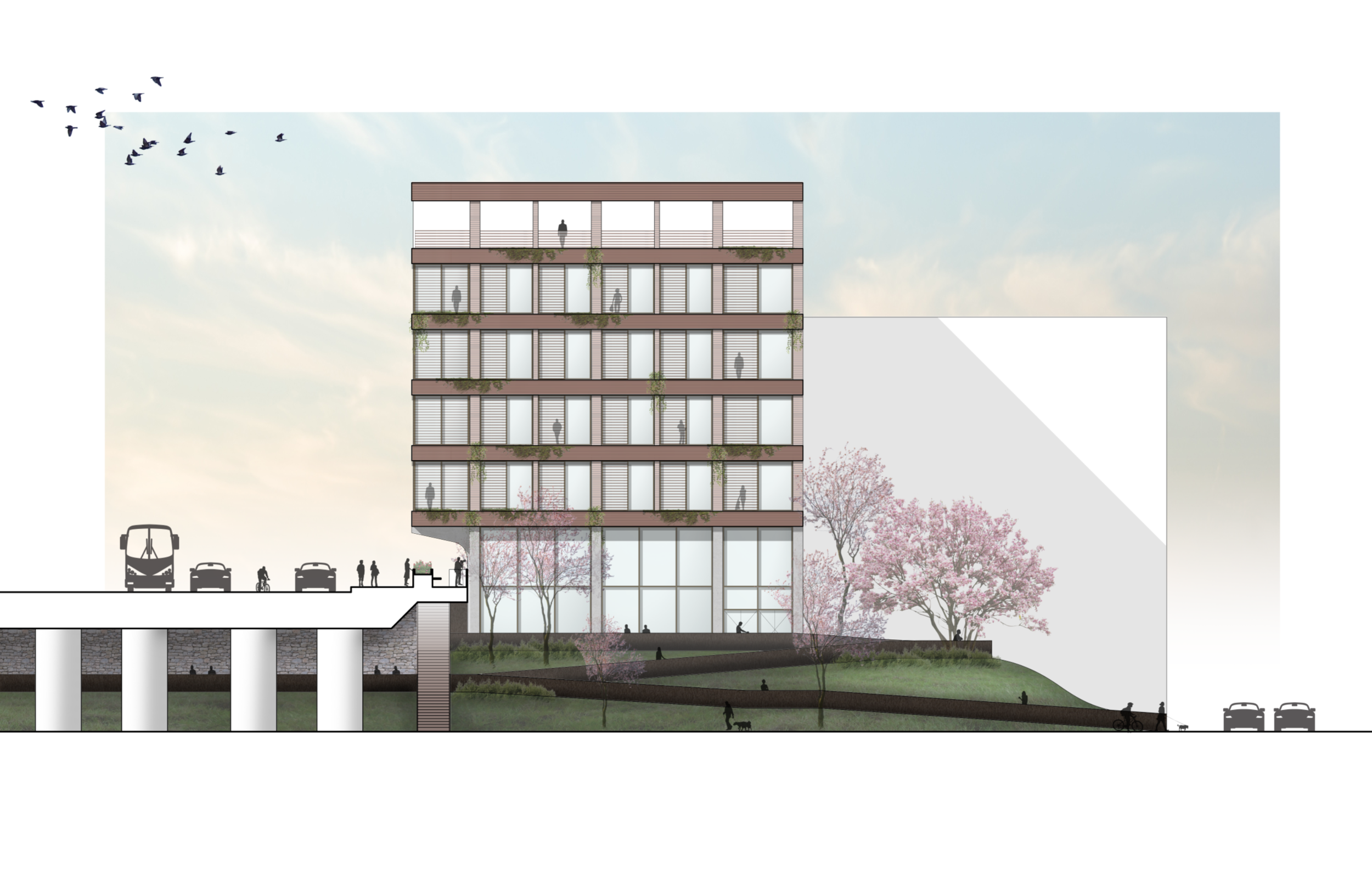 Boston Wharf Road Elevation