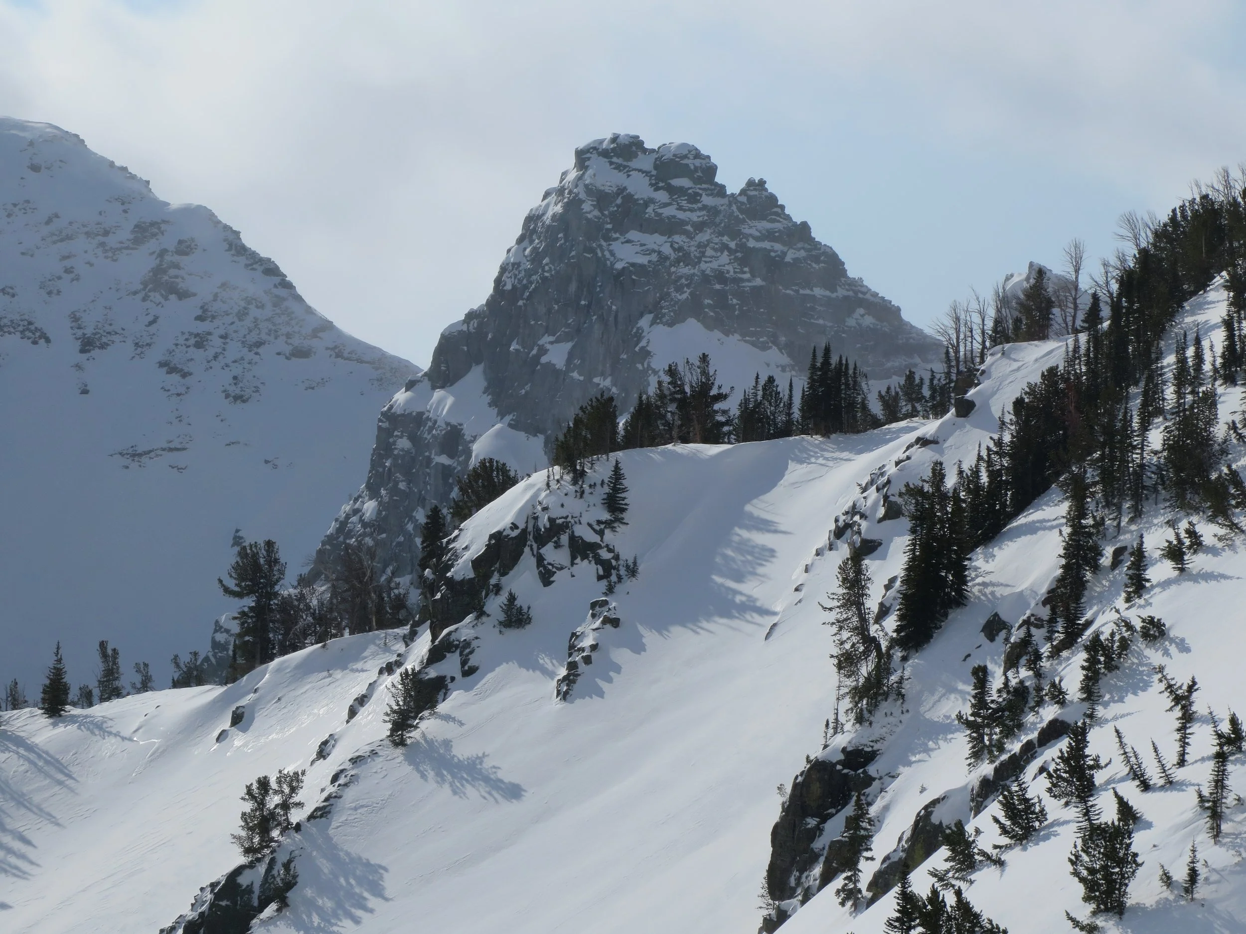 Backcountry ski adventure