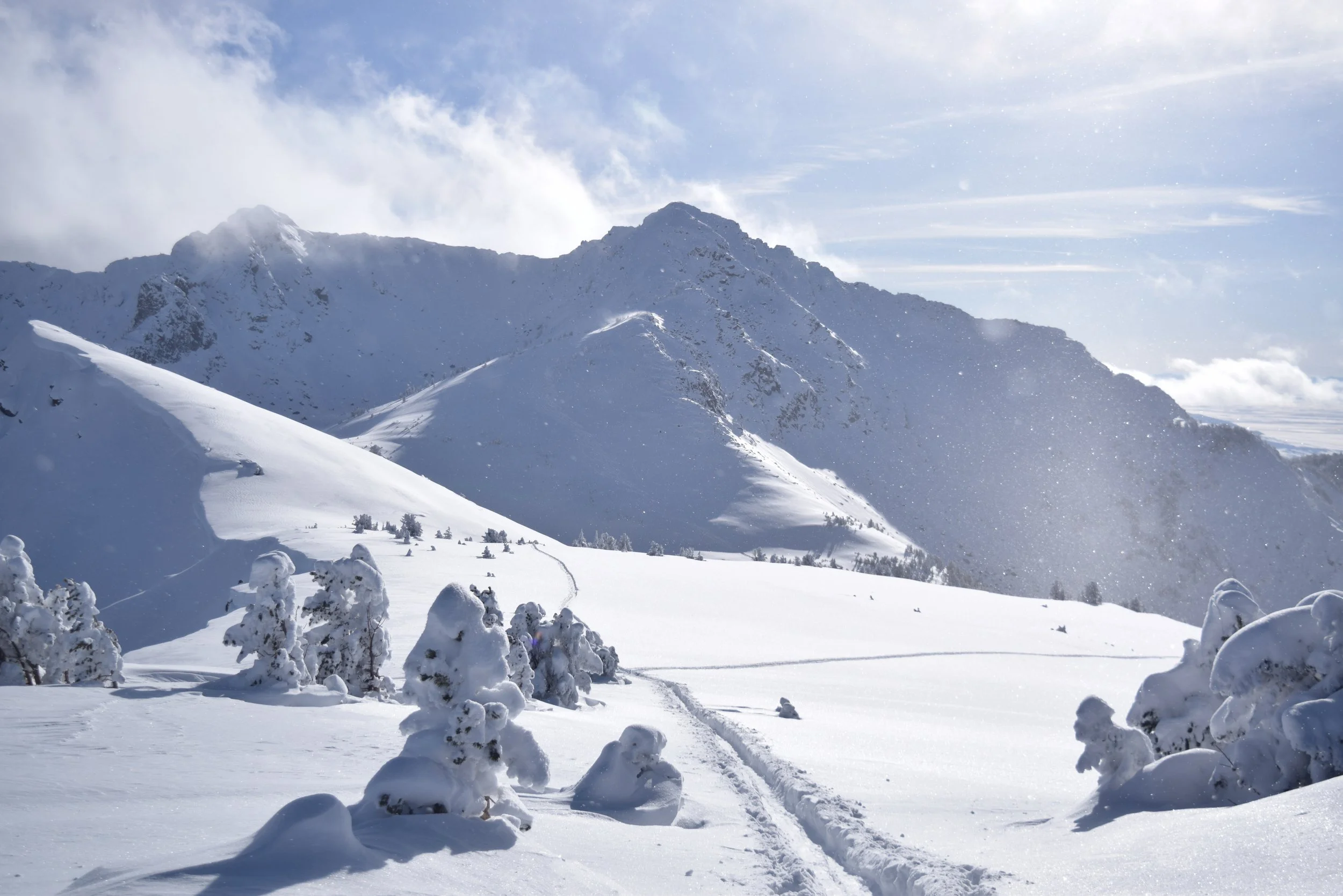 Backcountry ski hut trip