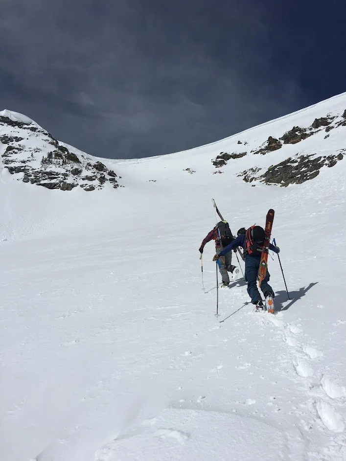 Ski traverse adventure