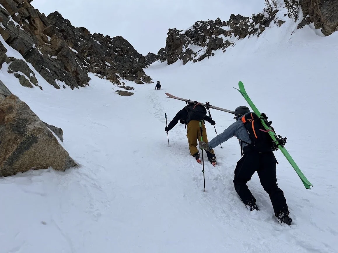 Stellar backcountry ski terrain