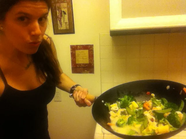 Coconut Asian Veggie Fish Stir Fry