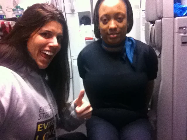 Exercise on a Plane?