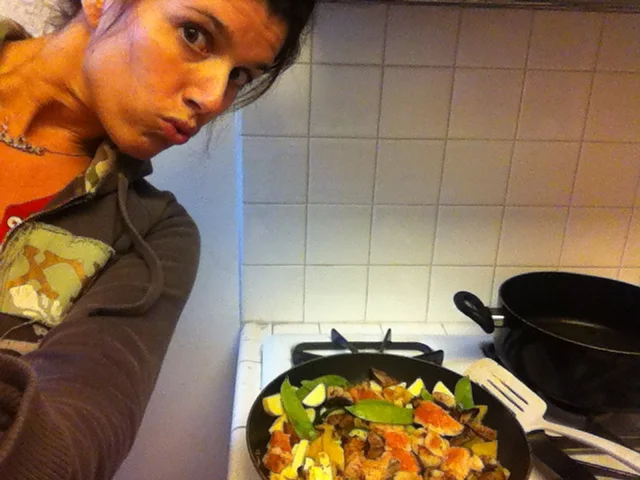Fish stir fry