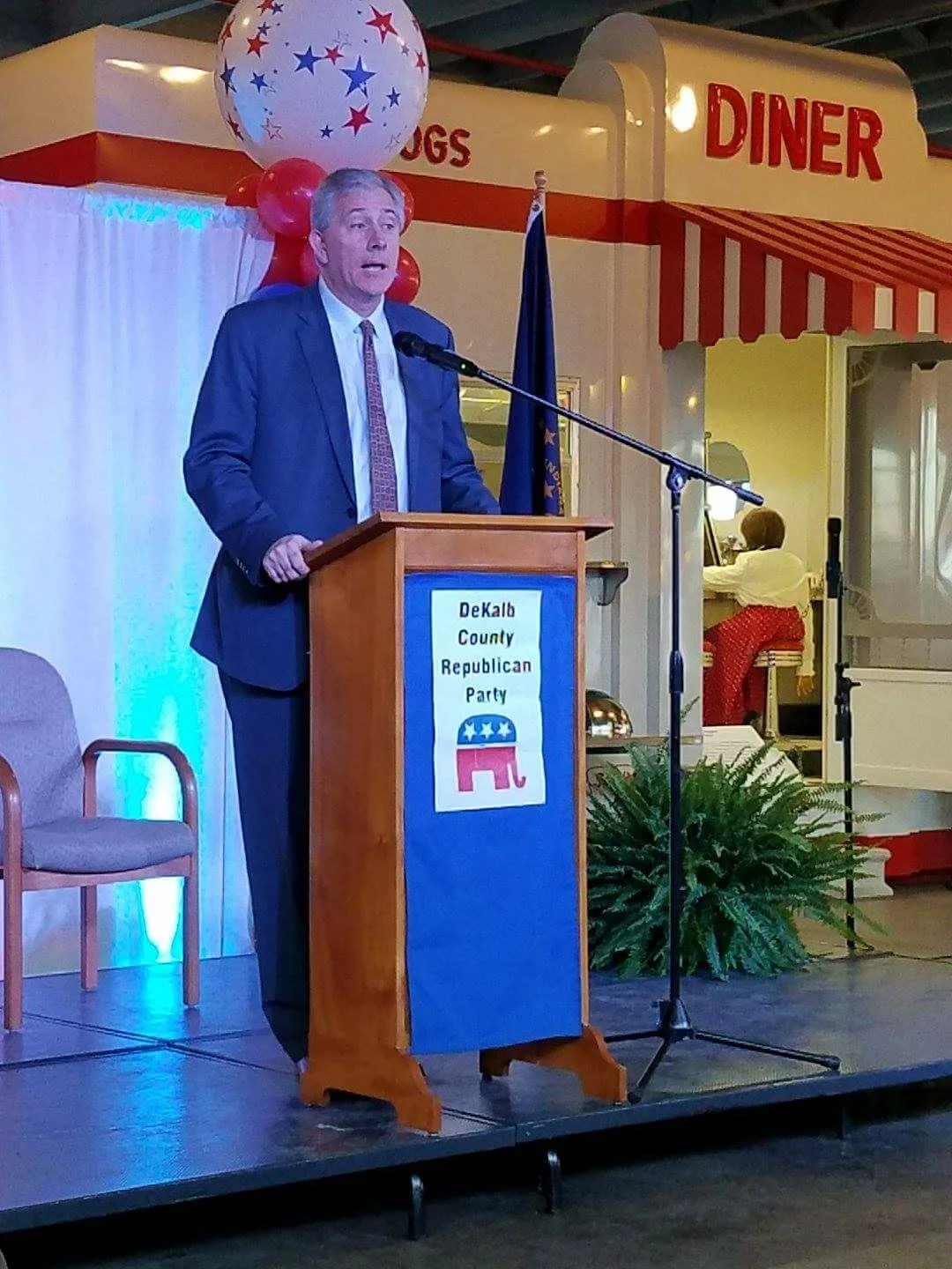 Mark was the featured speaker at the DeKalb County Lincoln Day Dinner!