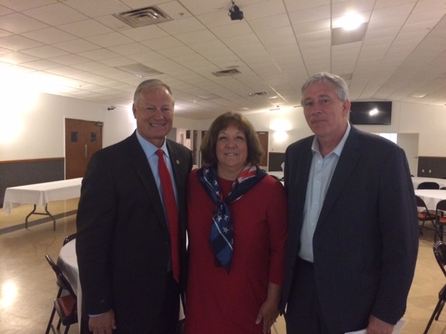 Mark also enjoyed visiting with State Rep Randy Frye and his wife Deb at the Ripley County Lincoln Day Dinner.