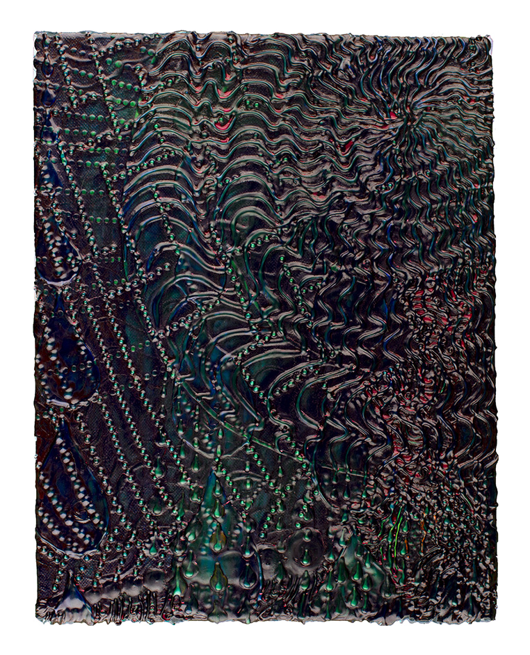 Untitled 2016 Acrylic on canvas October 2016 12 inches by 18 inches