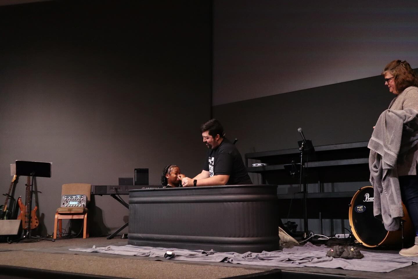 Such a sweet time of baptism yesterday!