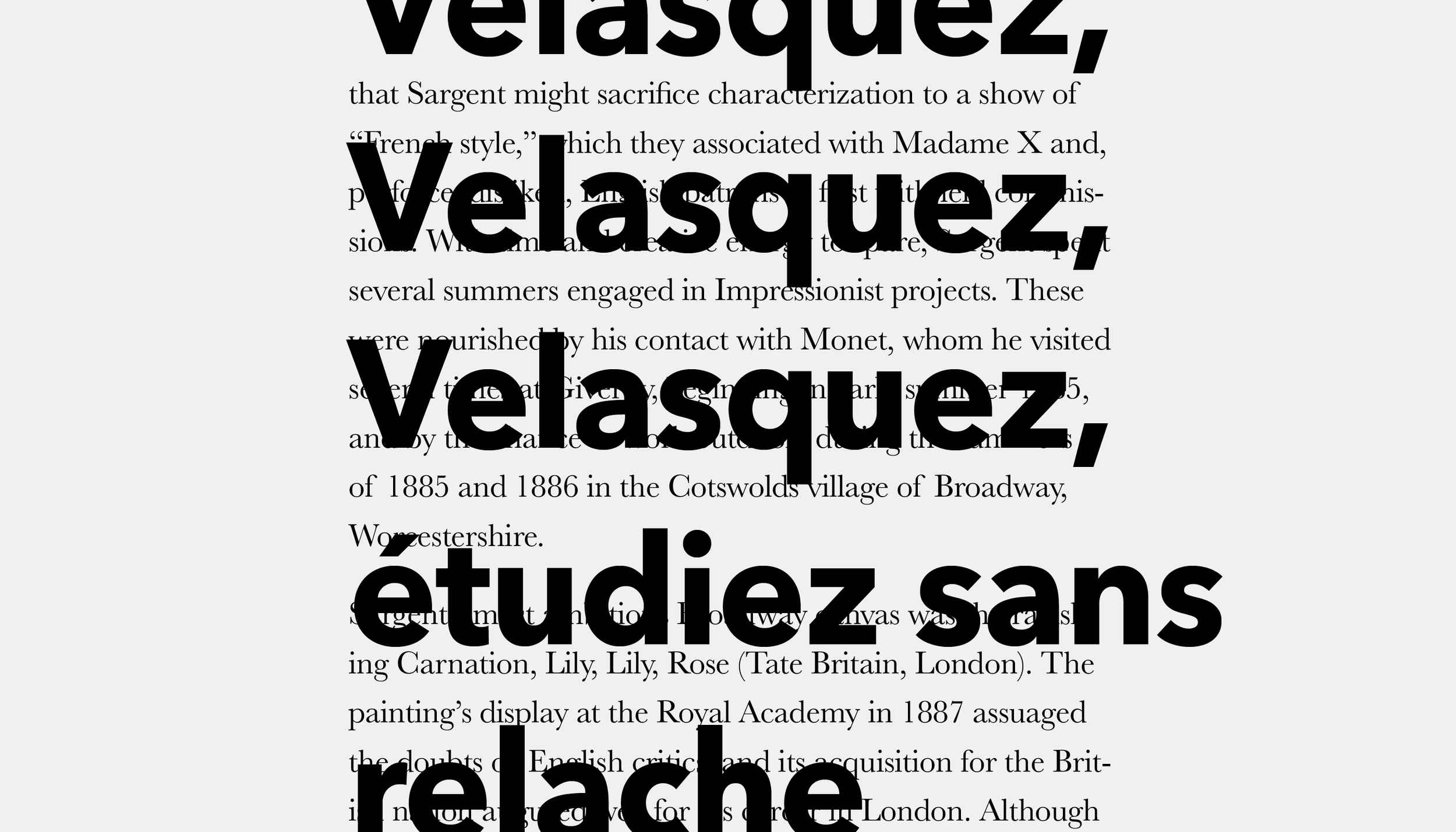 Sargent Book (Editorial Design)