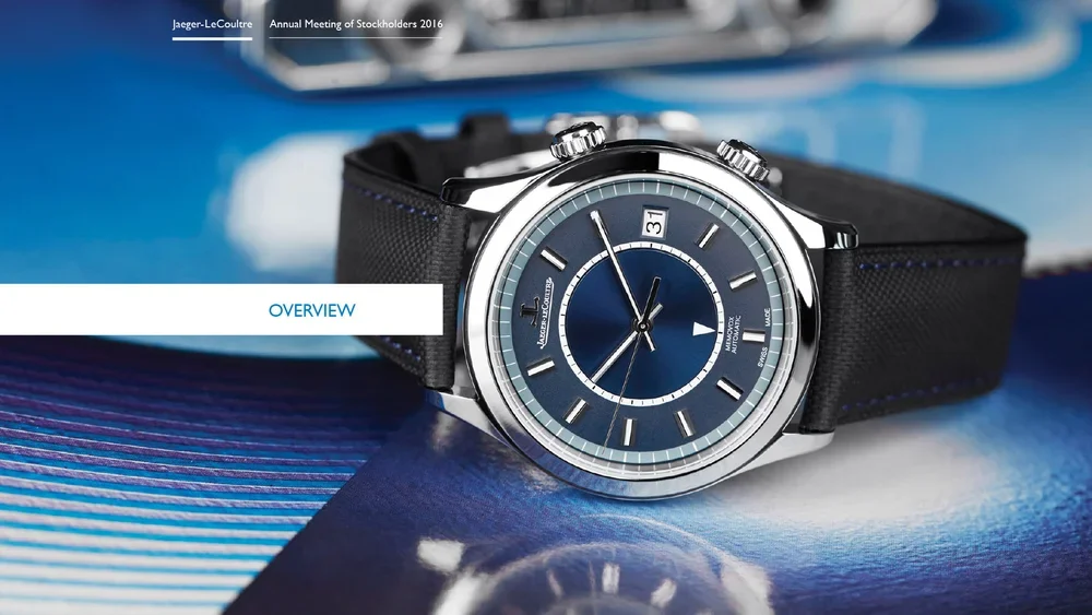 Jaeger-LeCoultre — Presentation