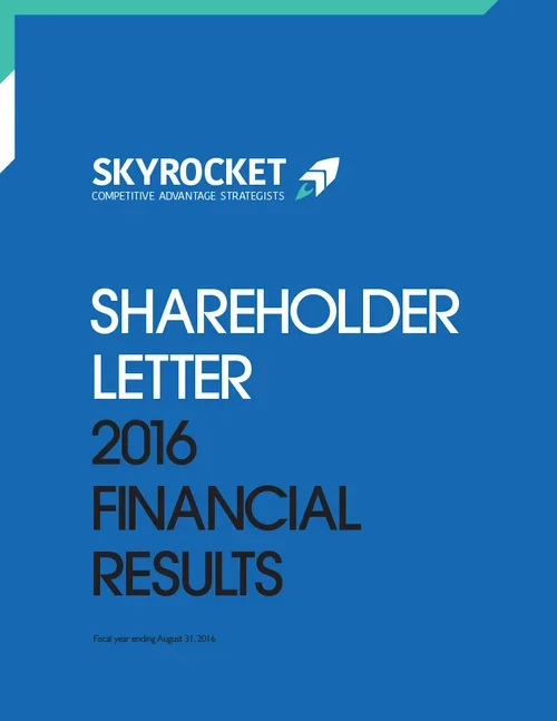 Skyrocket — Annual Report
