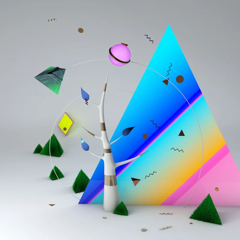 Neo Memphis — 3D Still Life
