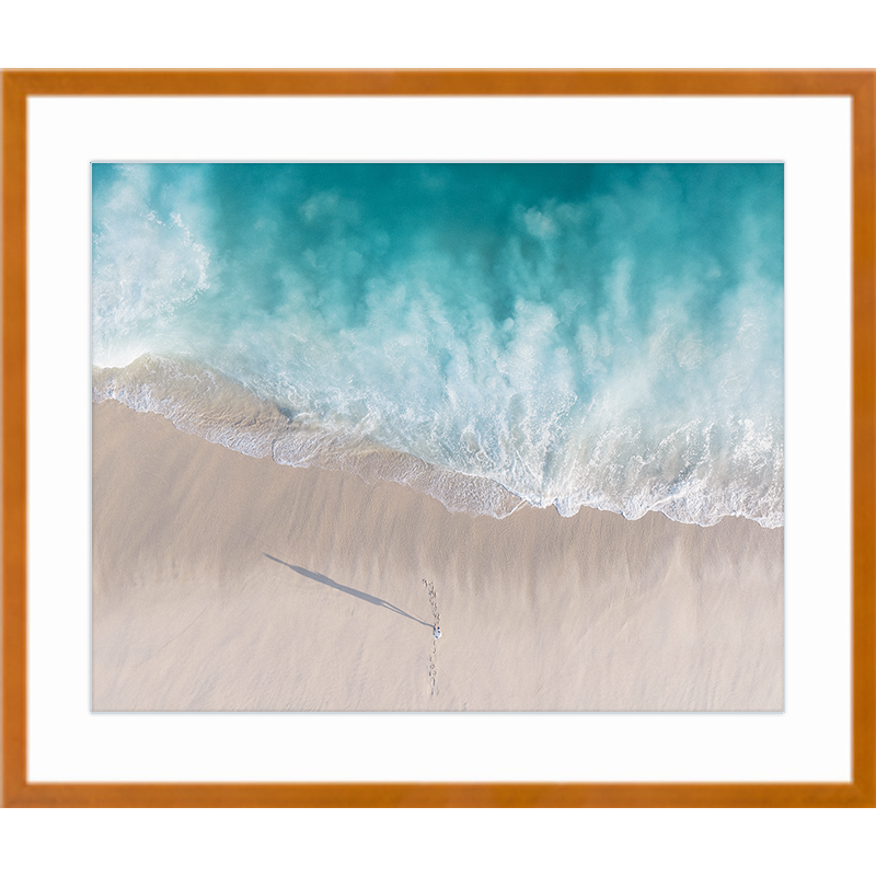 Baja Blues Maple Frame Print.png