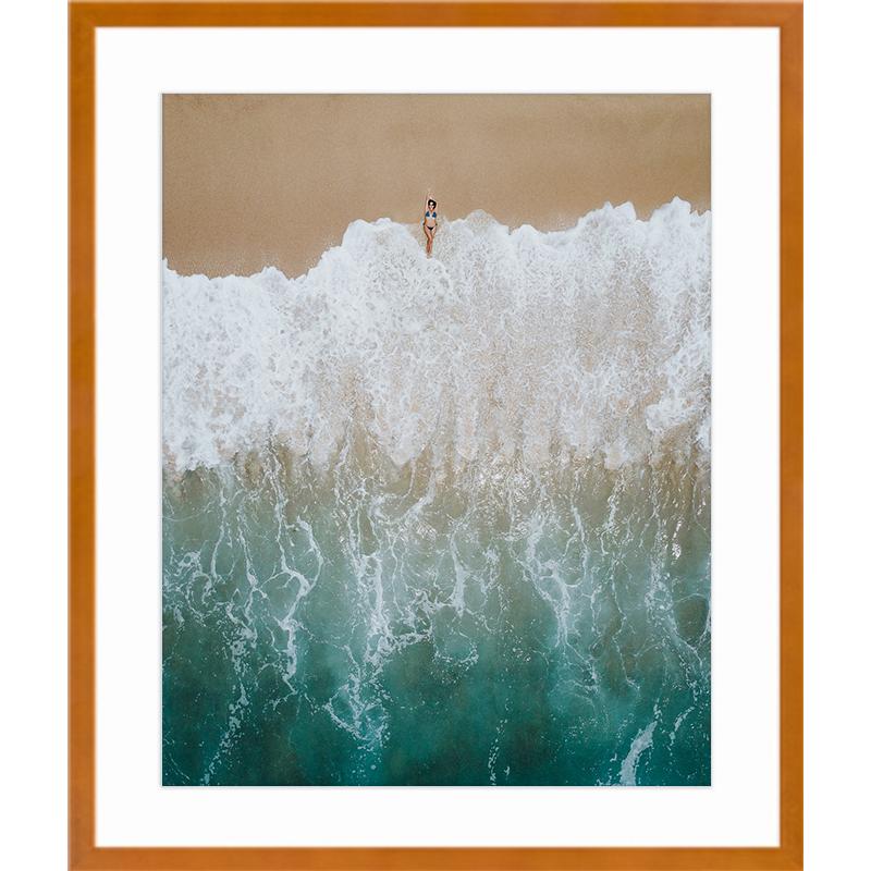 Wave Break Maple Frame Print.png