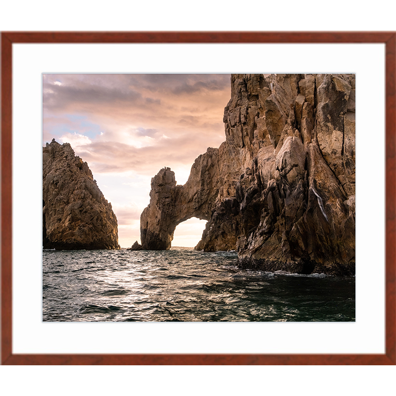 Cabo Arch Cinnamon Frame Print.png