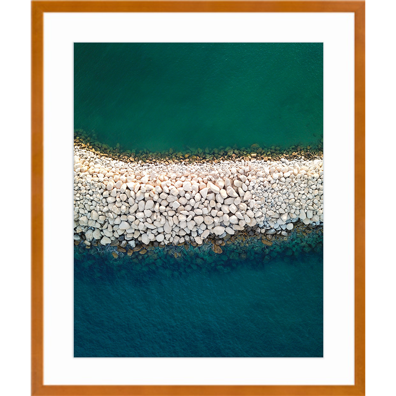Ocean Blues Maple Frame Print.png