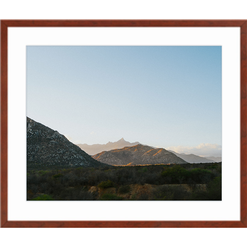 Cabo Mountains Cinnamon Frame Print.png