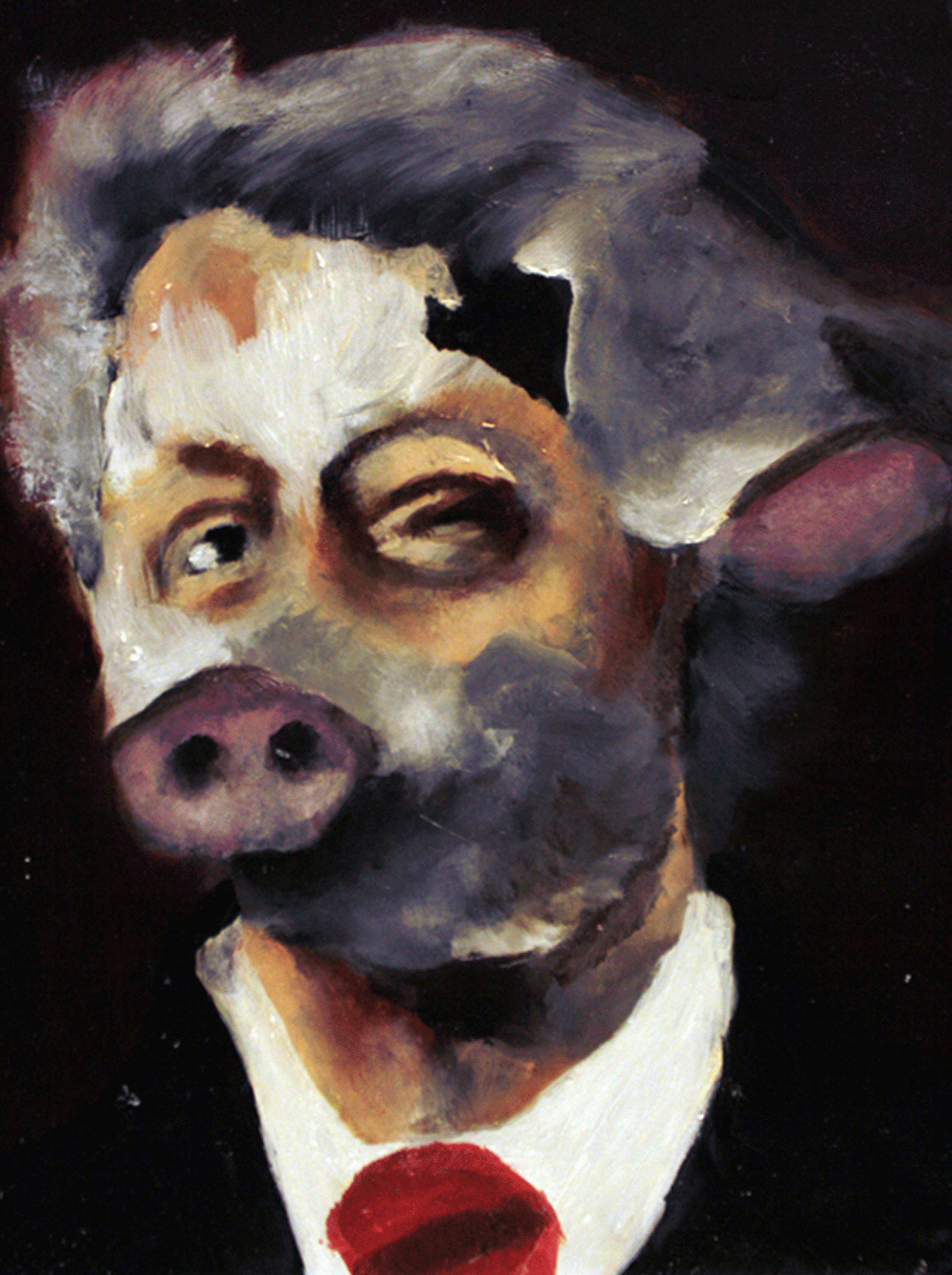 Billy , 2013, oil on canvas, 12" x 9"