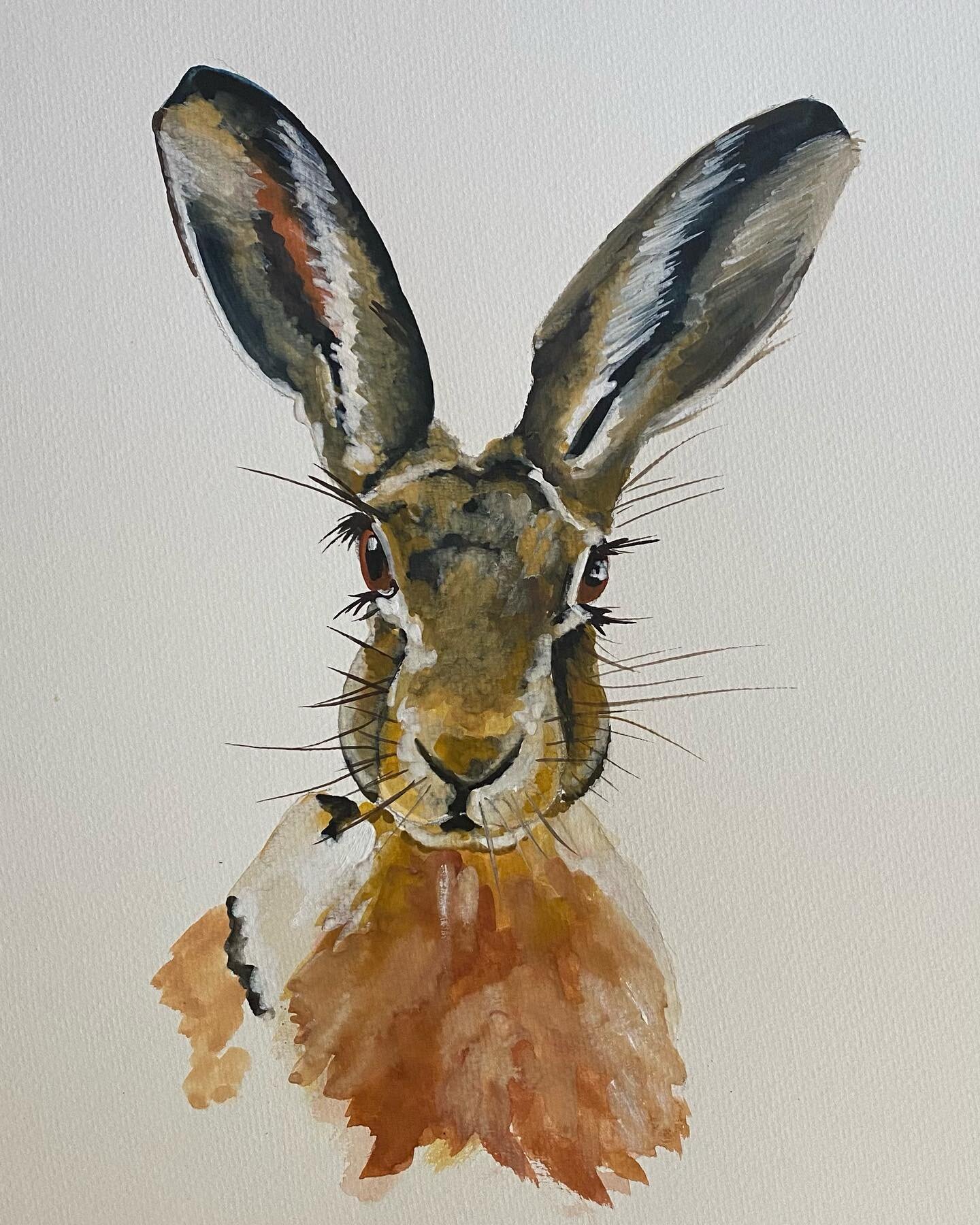 Hare
Hope you all had a Happy Easter!
Watercolor on paper