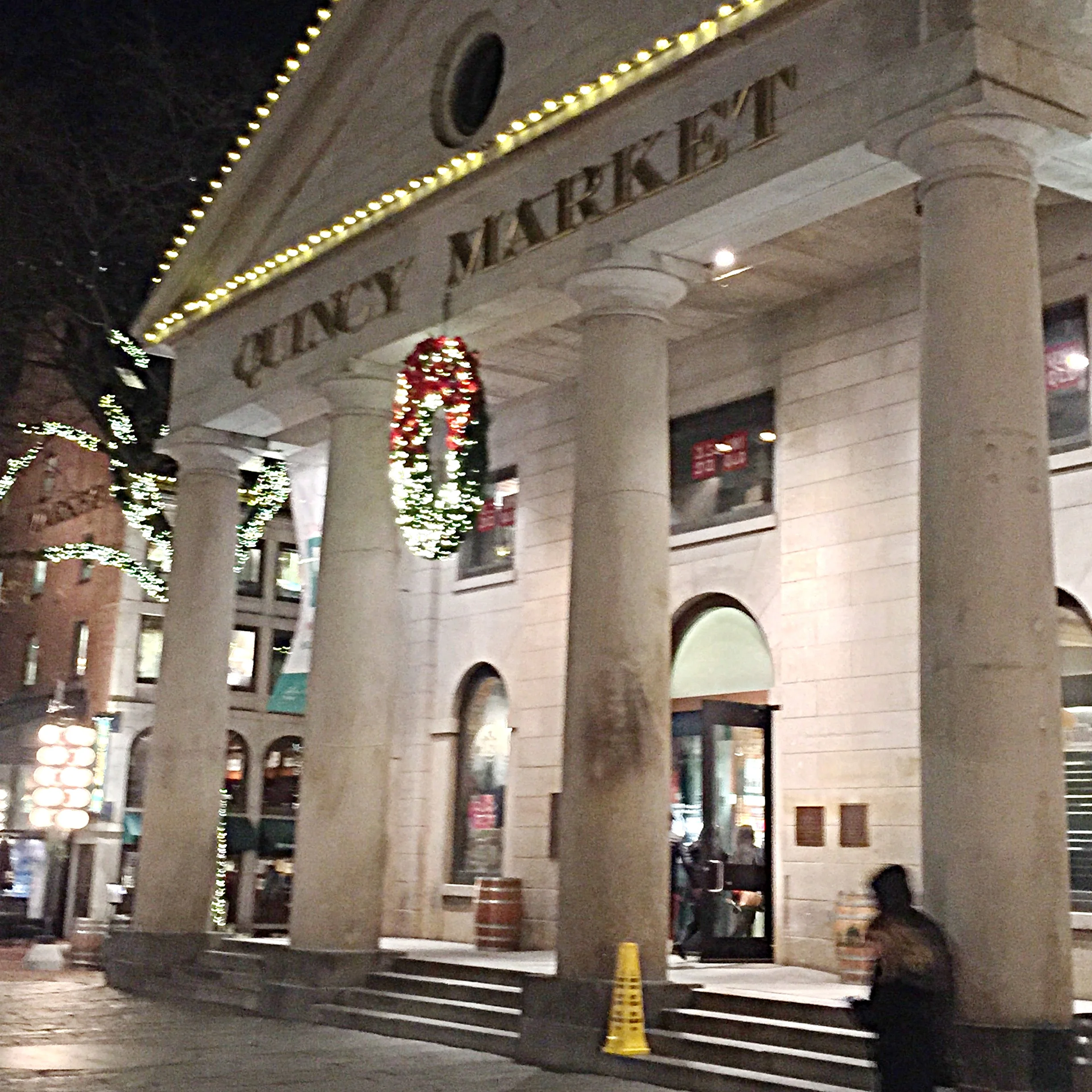 Faneuil Hall Marketplace, Quincy Market, and Custom House Tower