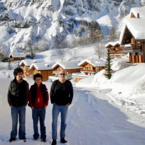 Skiing with teenagers