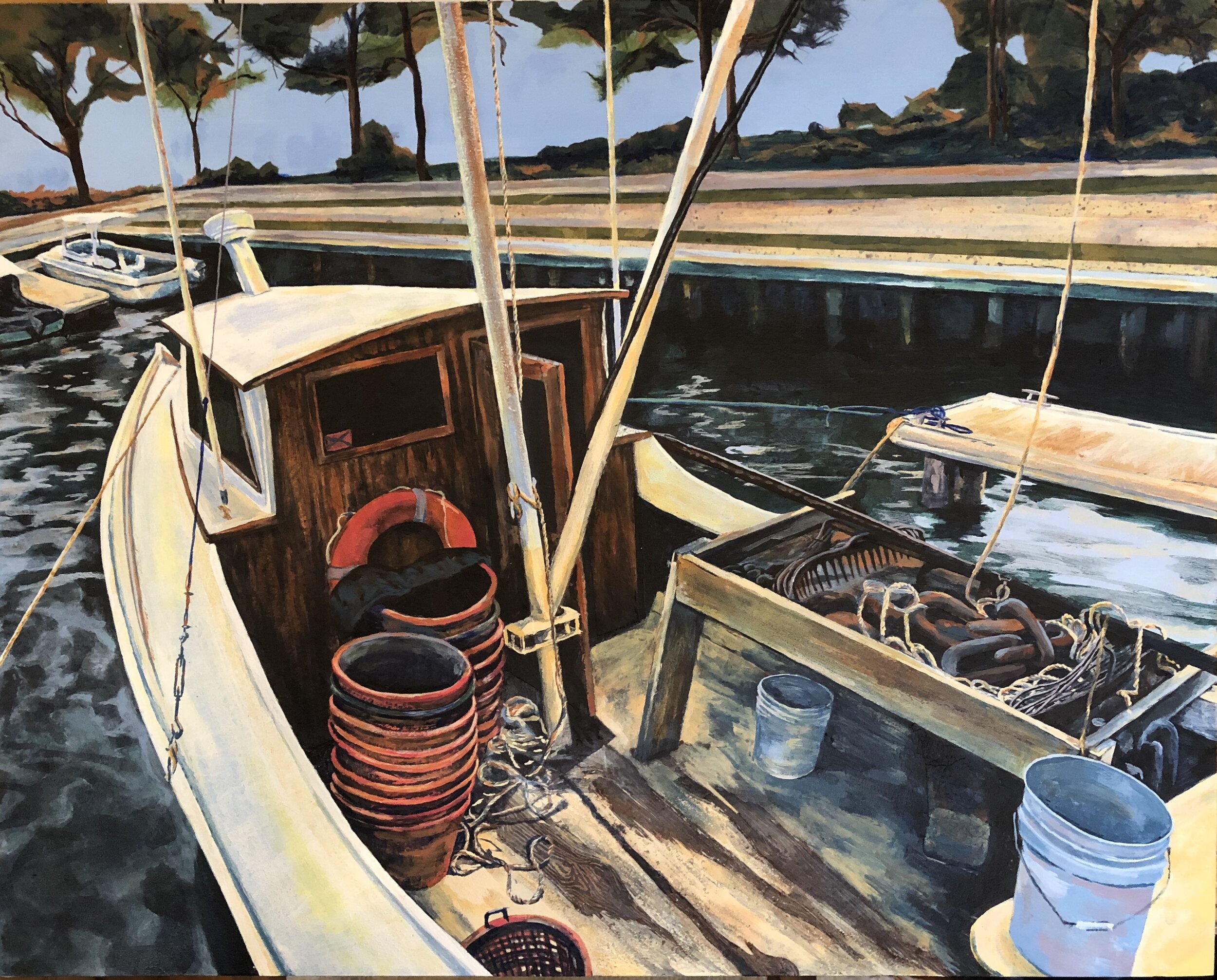 Oyster Boat, Windmill Pt. Marina, VA