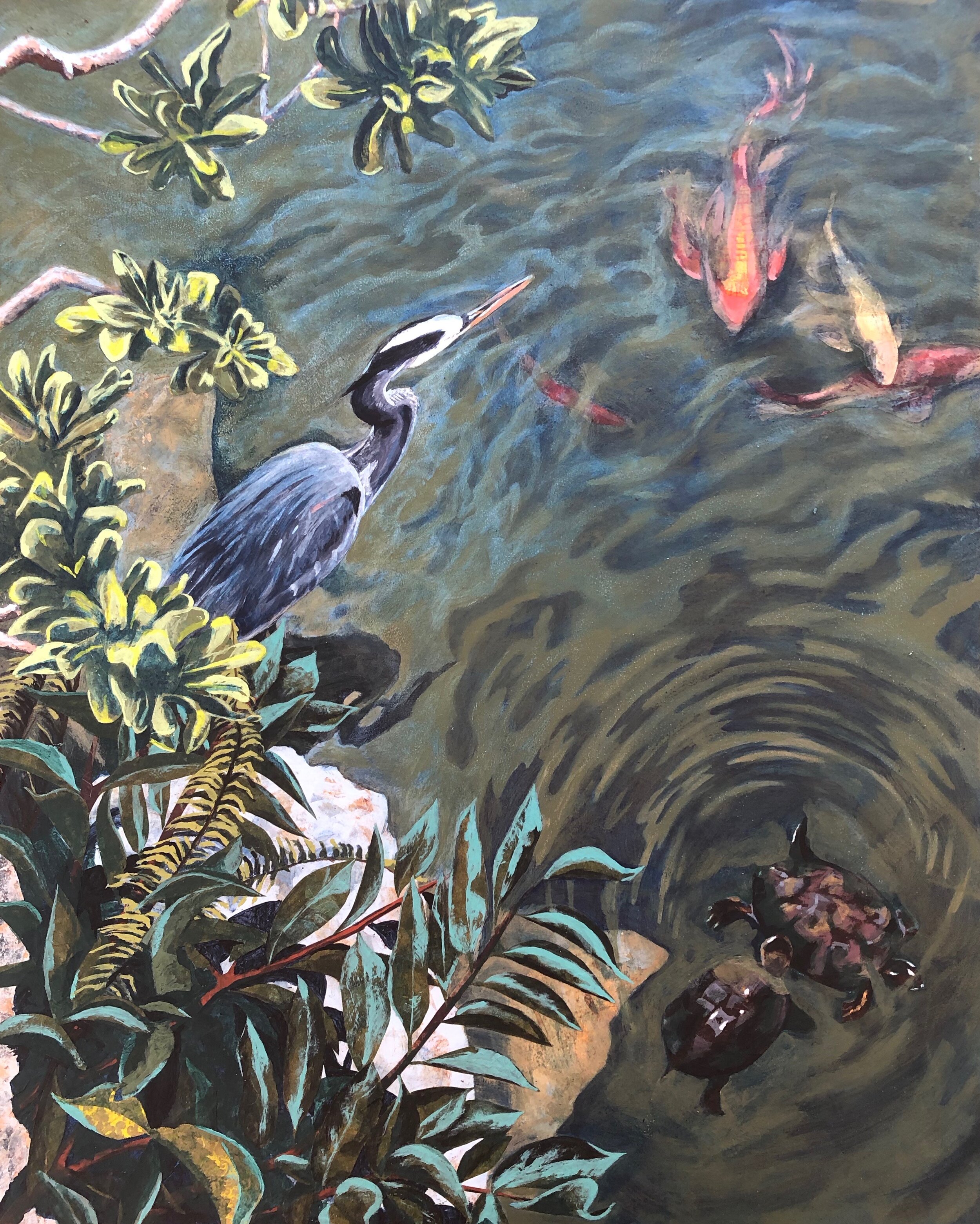 Heron, Morikami Pond