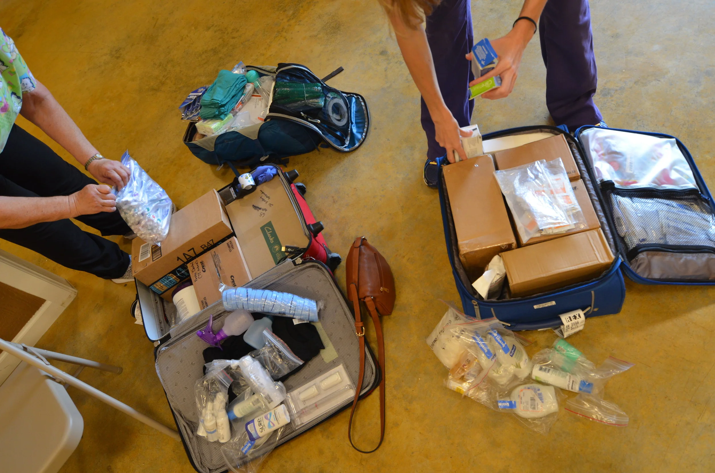  Thank you to all our donors for making it possible to bring all these items! 
