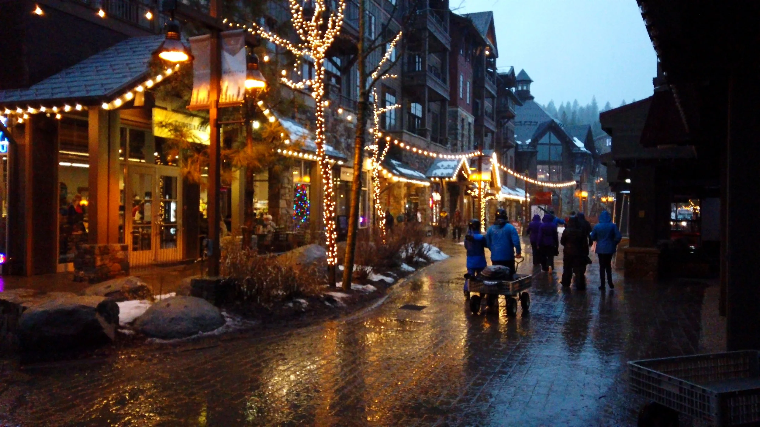 A cosy evening at Northstar Village.