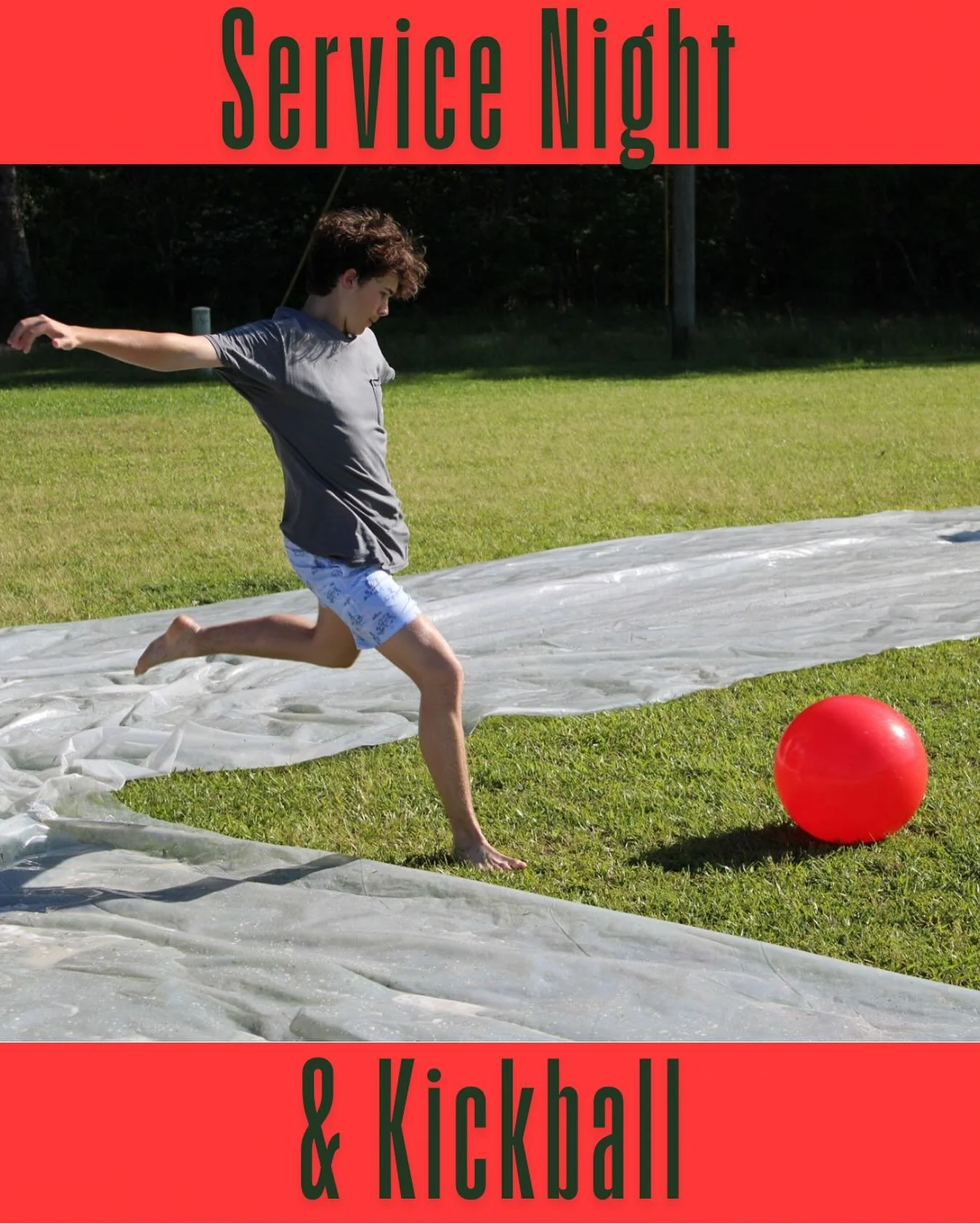 Tonight at 6!!!! We will be filling bags for the LOT project, and then we will play regular kickball! See you tonight