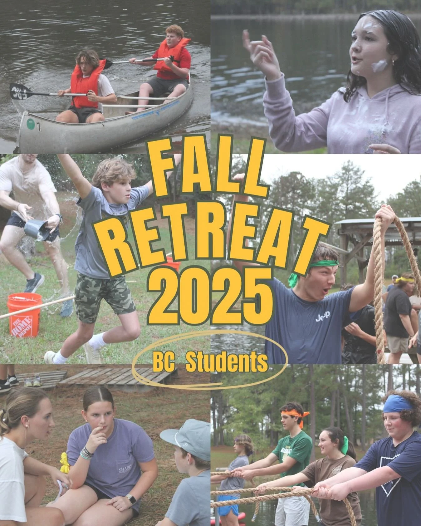 Fall retreat sign ups are open!!! The link is in the bio! The registration fee gets you a t-shirt, five meals, and two nights sleeping at Feliciana Retreat Center. Sign up as soon as you can because we only have 40 spots!