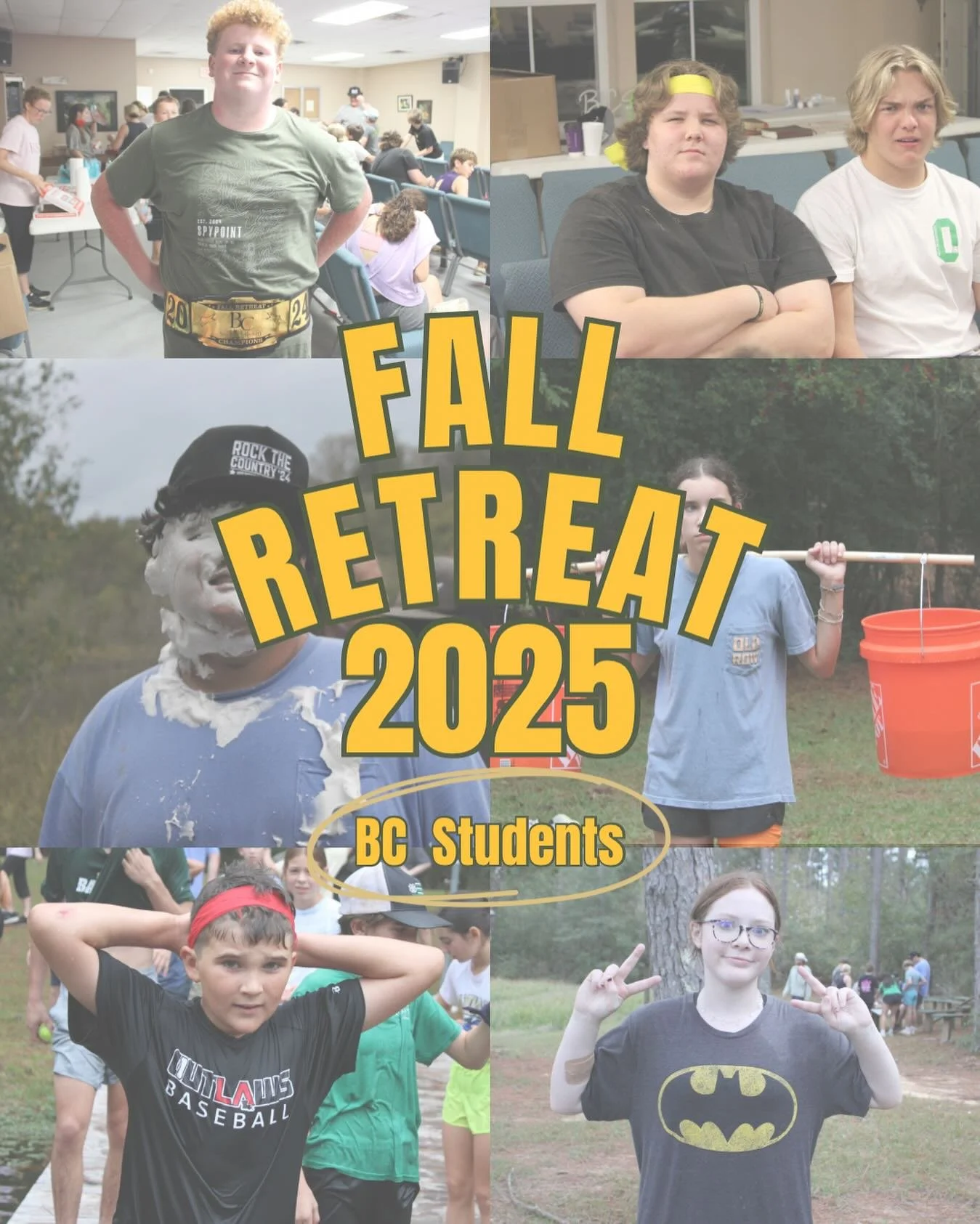 Reminder: this Sunday is the last day to sign up for fall retreat AND get a t-shirt. You can still sign up after November 2 if there are any spots left, but you will not receive a shirt! Sign up link is in the bio.