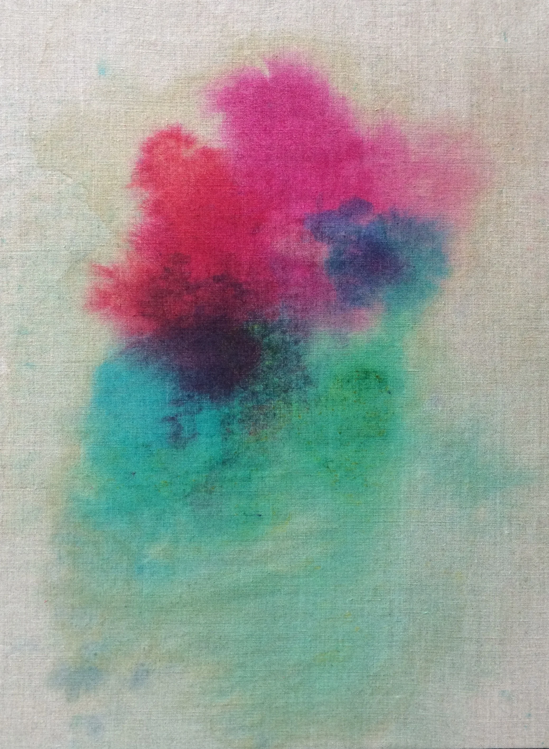 Fabric dye on unprimed canvas Buy $250 Rent $80 week