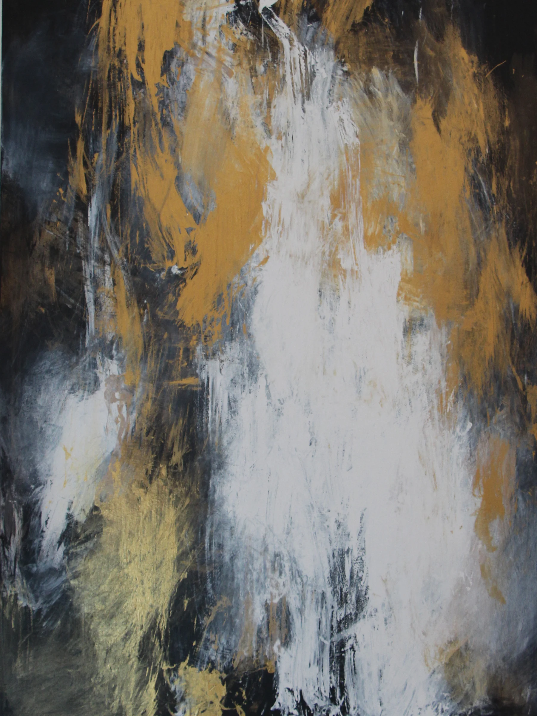 Acrylic and metallic paint on canvas 36 X 48 Buy $500 Rent per week $150