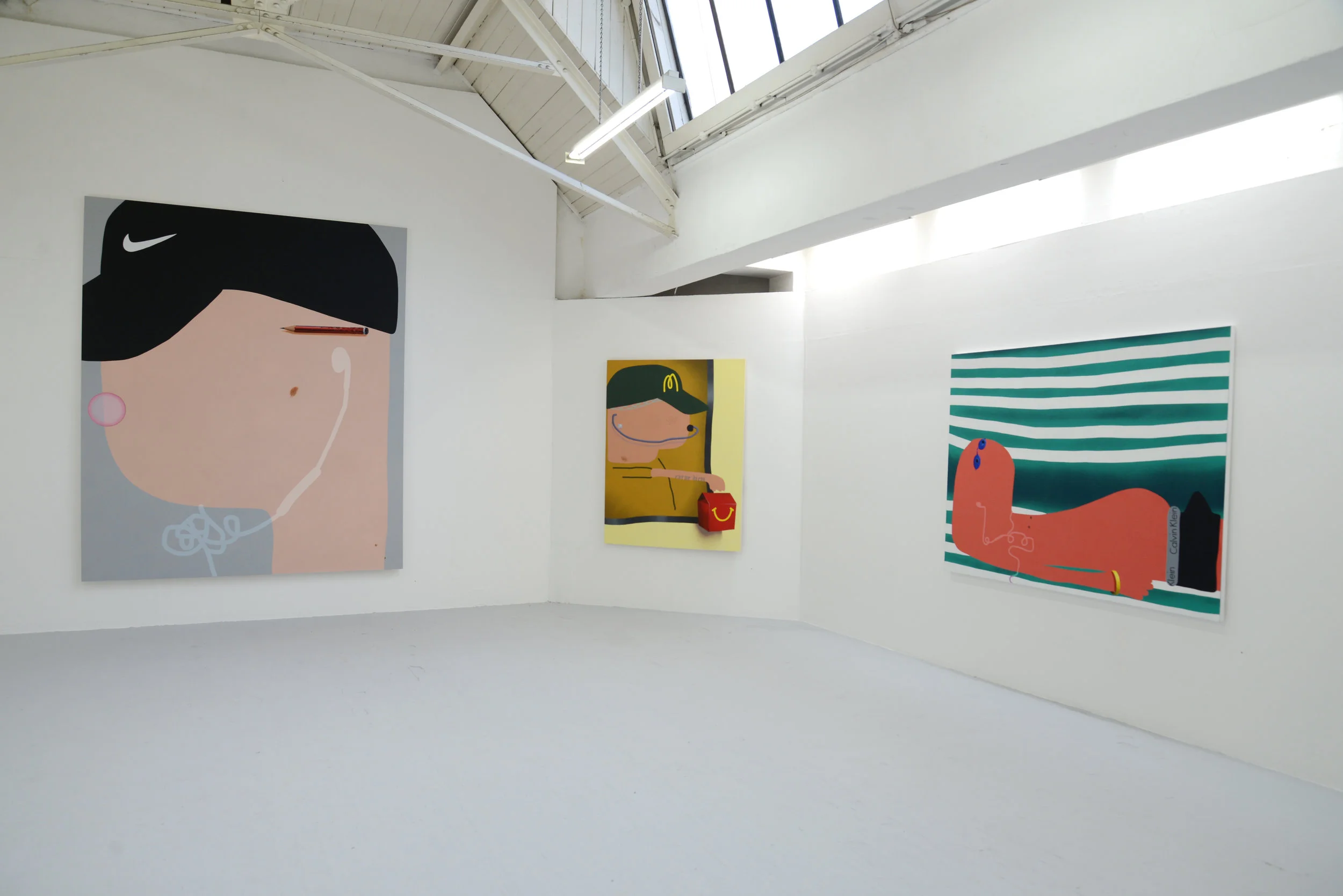 Installation Shot of my Degree Show 'A Desperate State of Affairs'