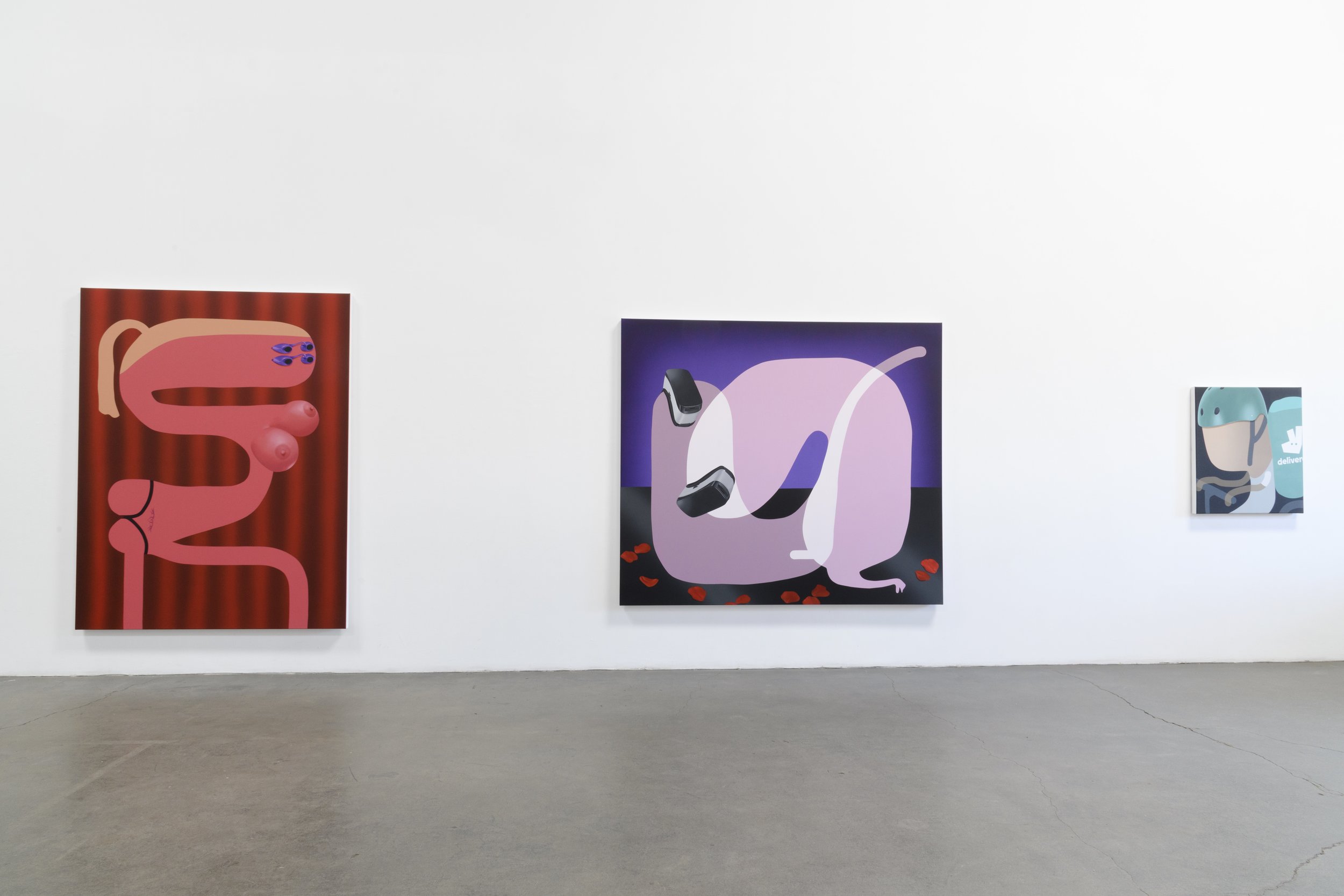 'Contactless' at Richard Heller Gallery, LA ('10 Minutes', 'Real Love' and 'Faster')