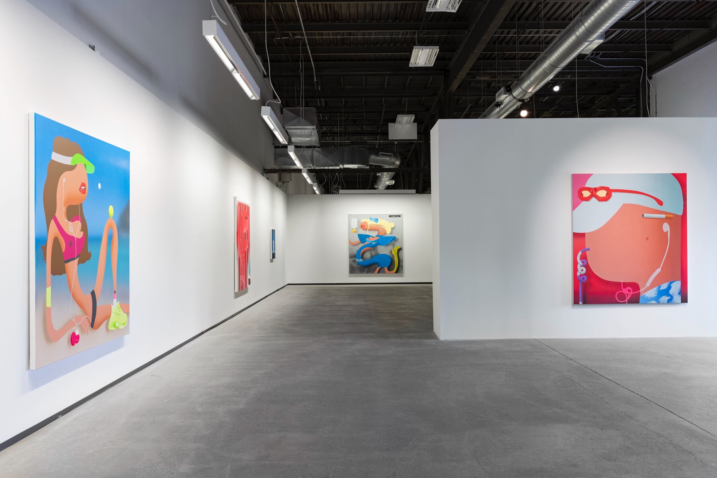 'Souvenir' at Division Galerie, Canada ('Influencer', 'Holiday Hat', 'Accelerator', 'So Fresh' and 'Bon Voyage')
