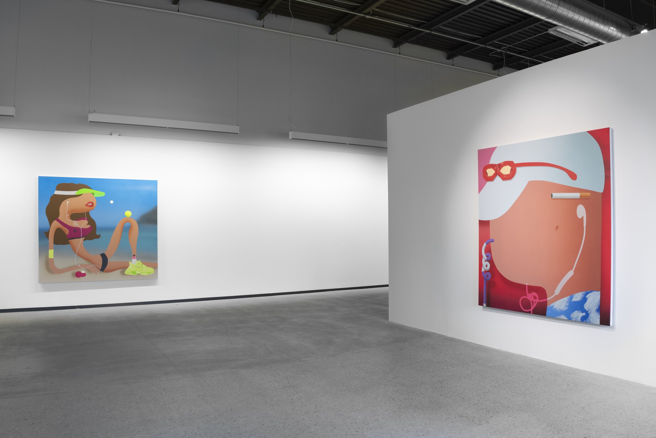 'Souvenir' at Division Galerie, Canada ('Influencer' and 'Holiday Hat')