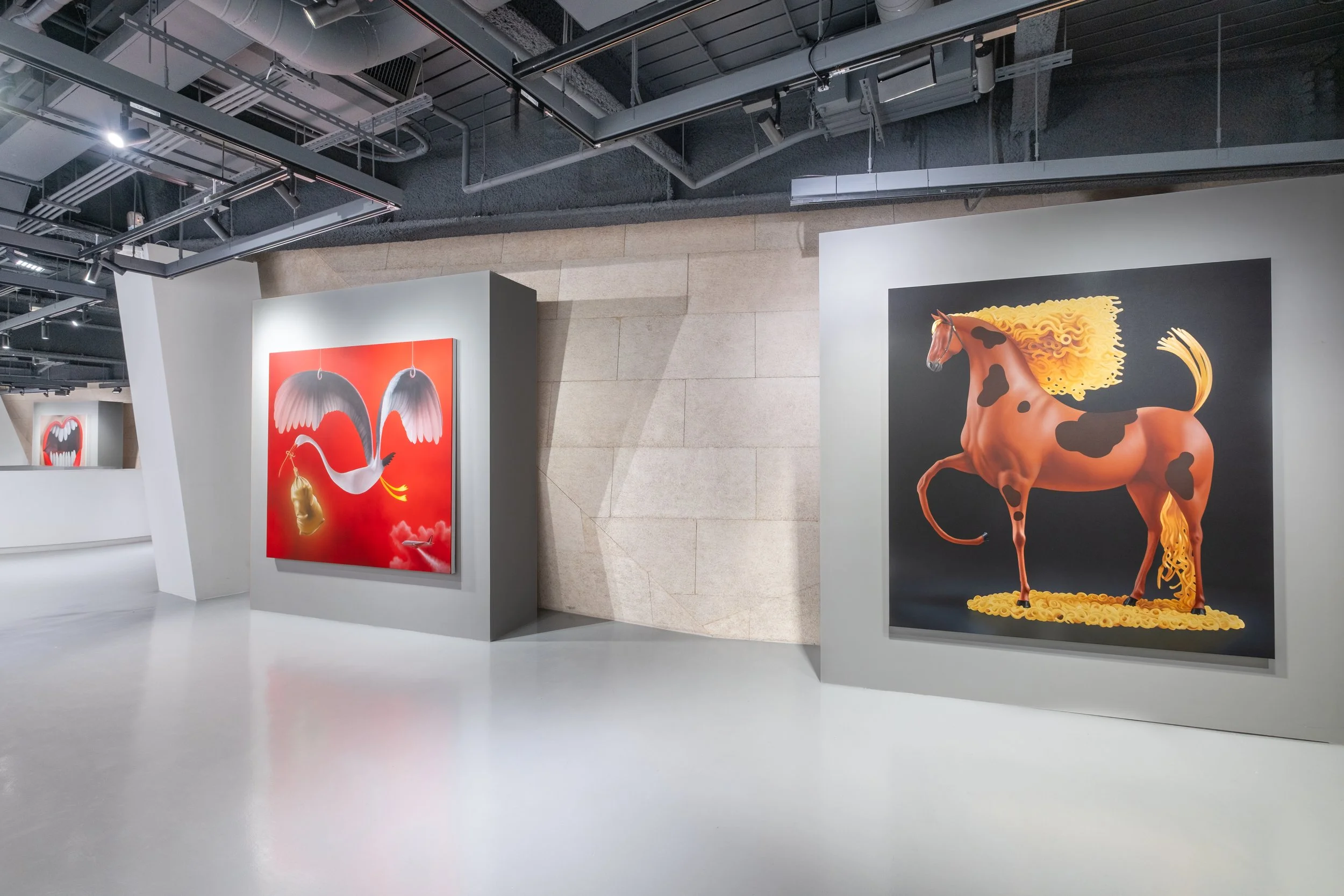 Installation view of ‘Fire the Menu’ (2025). Courtesy of the artist and Semiose.