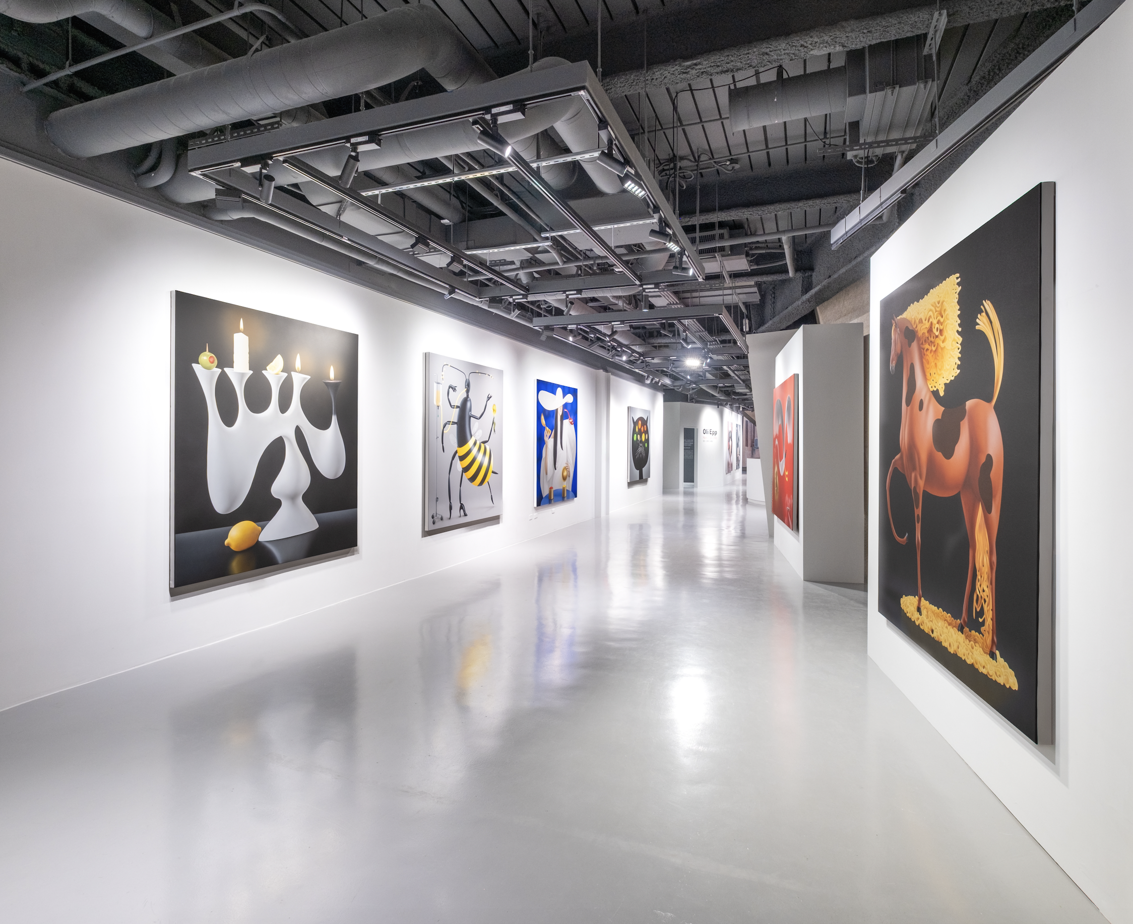 Installation view of ‘Hors d'œuvres’ (2025). Courtesy of the artist and Semiose.