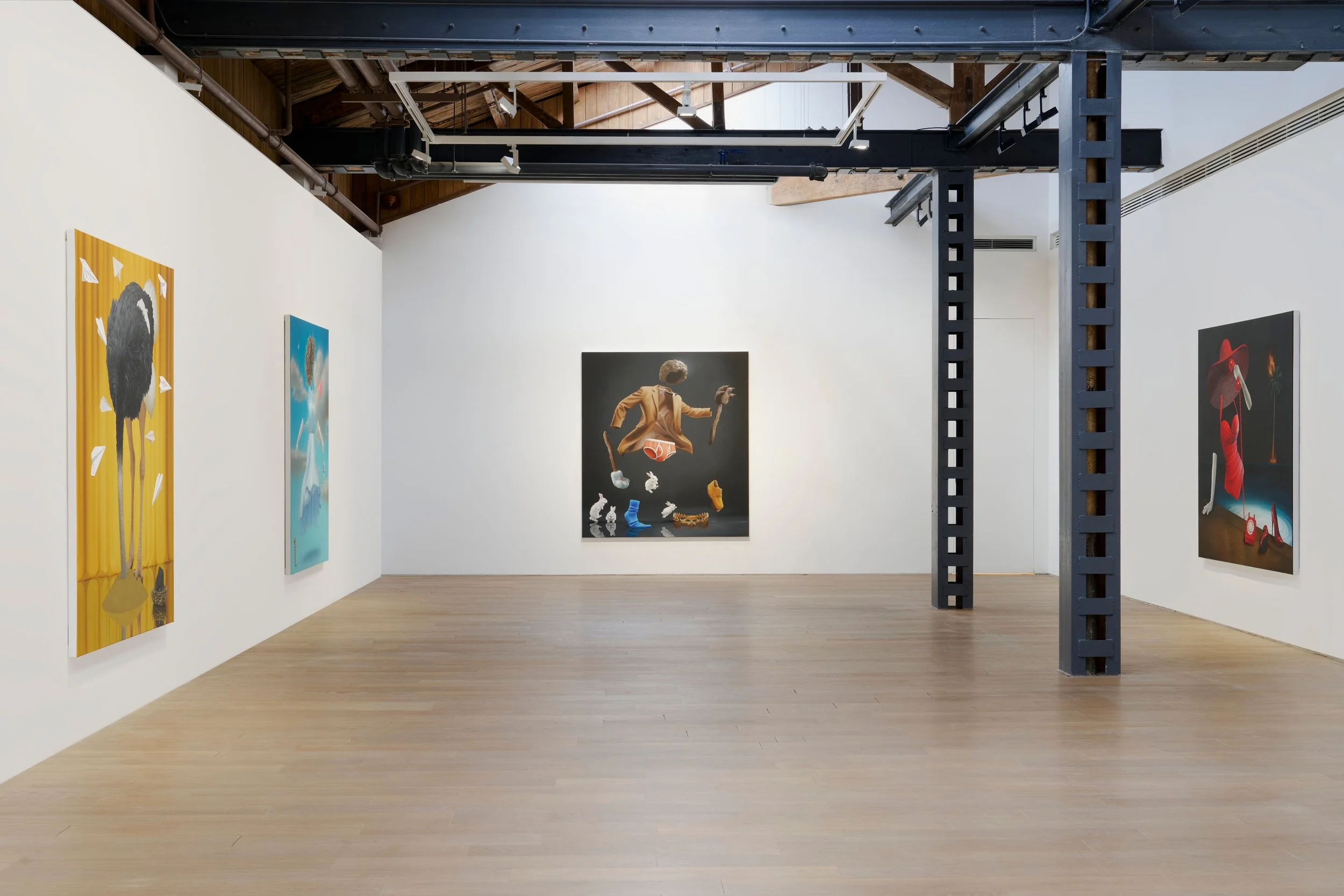 Installation view of 'Dirty Laundry' at Perrotin, Shanghai