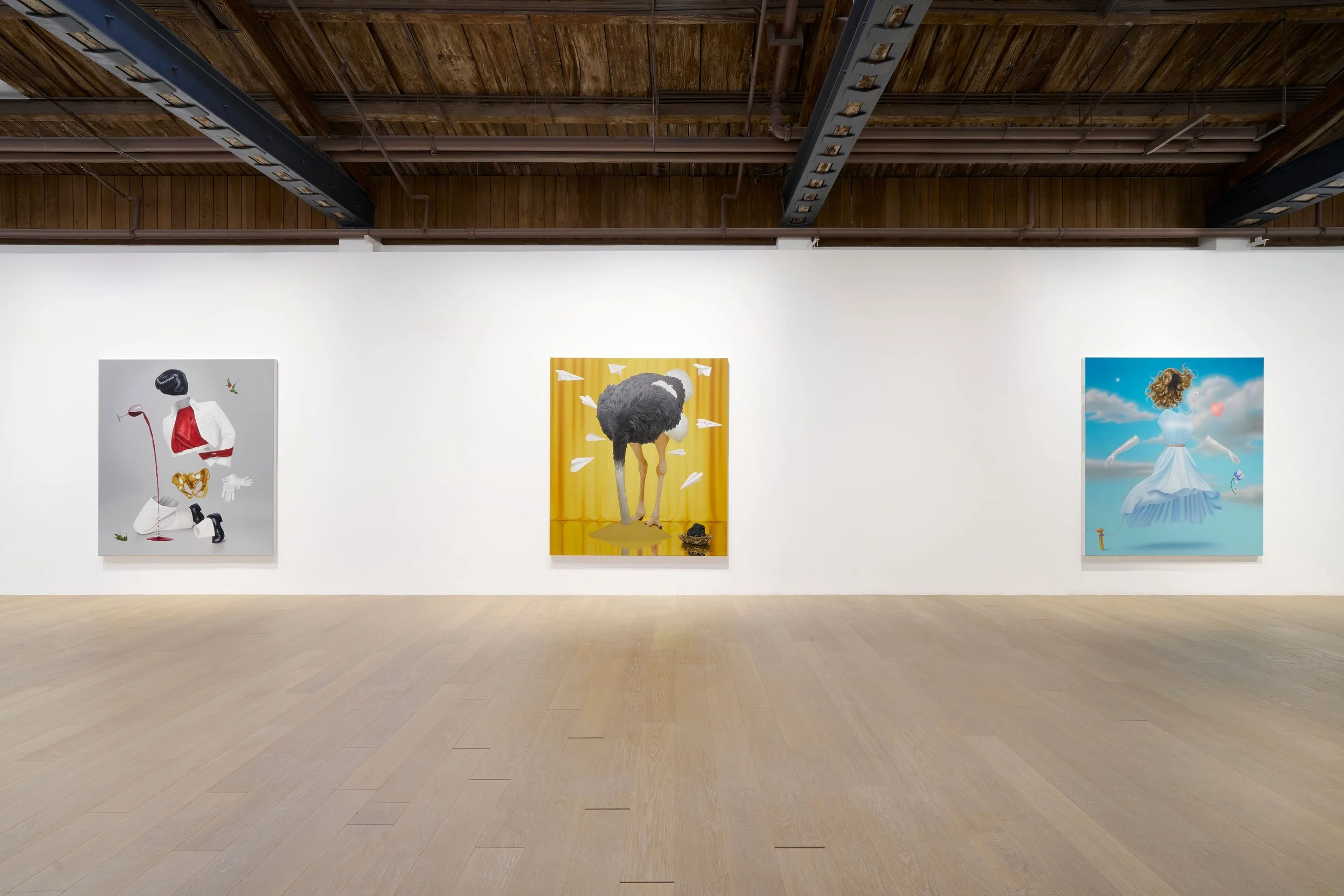 Installation view of 'Dirty Laundry' at Perrotin, Shanghai