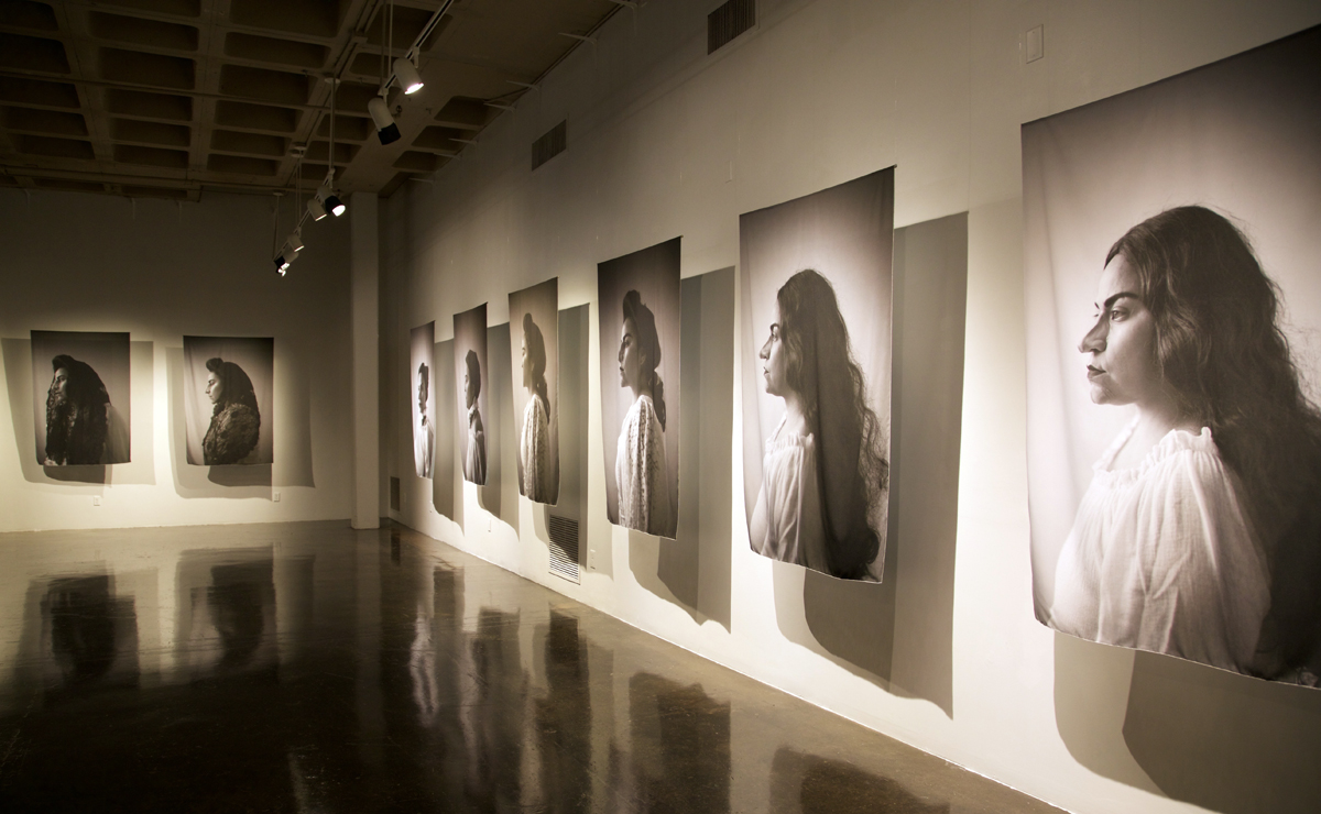 Installation view of What Remains at Southwest School of Art