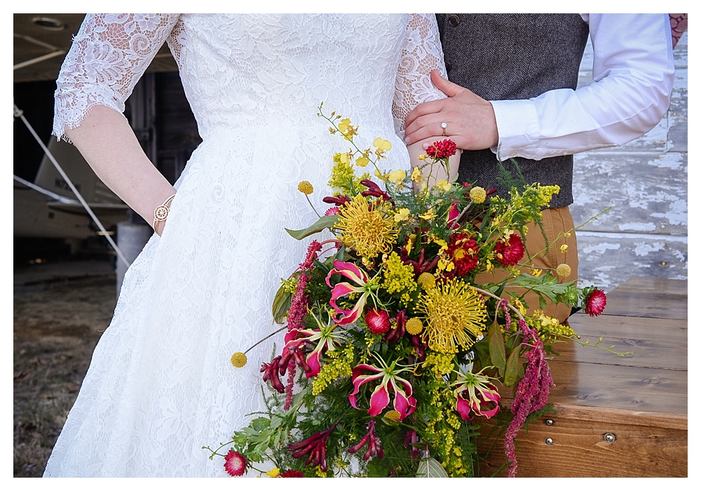 Amelia Earhart Vintage Hangar Wedding Bridal Bouquet .jpg